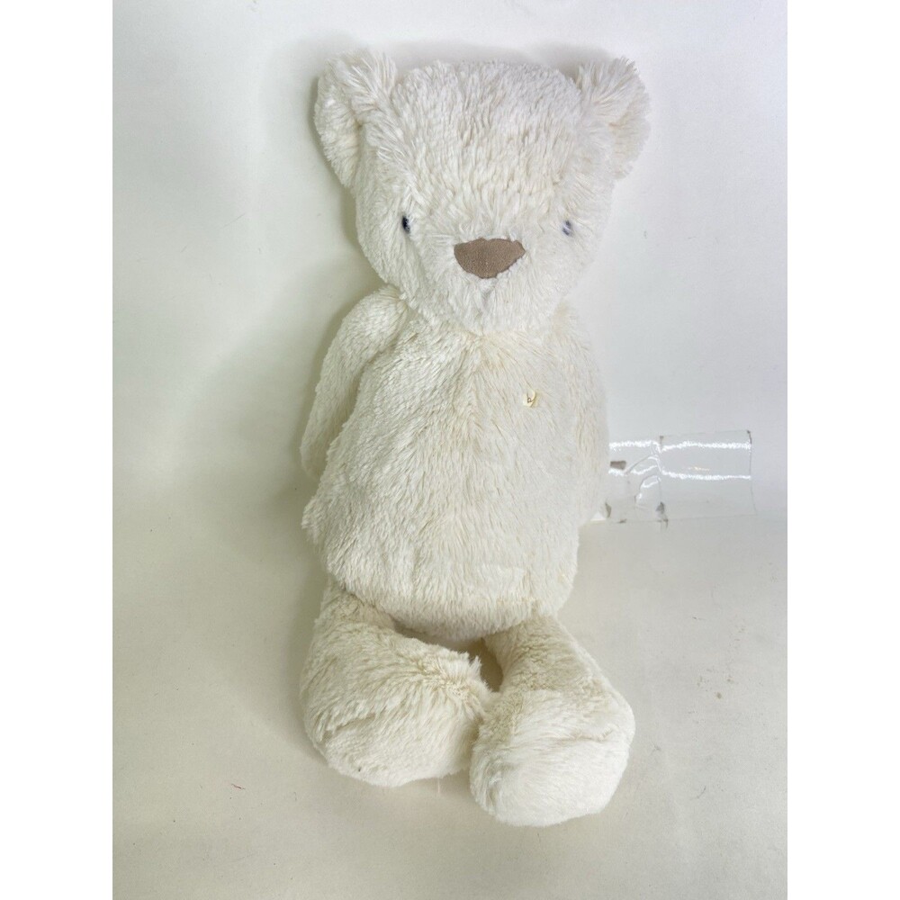 Jamie Kay Snuggle Bunnies Georgie the Bear Plush Stuffed Animal Toy Ivory Cream
